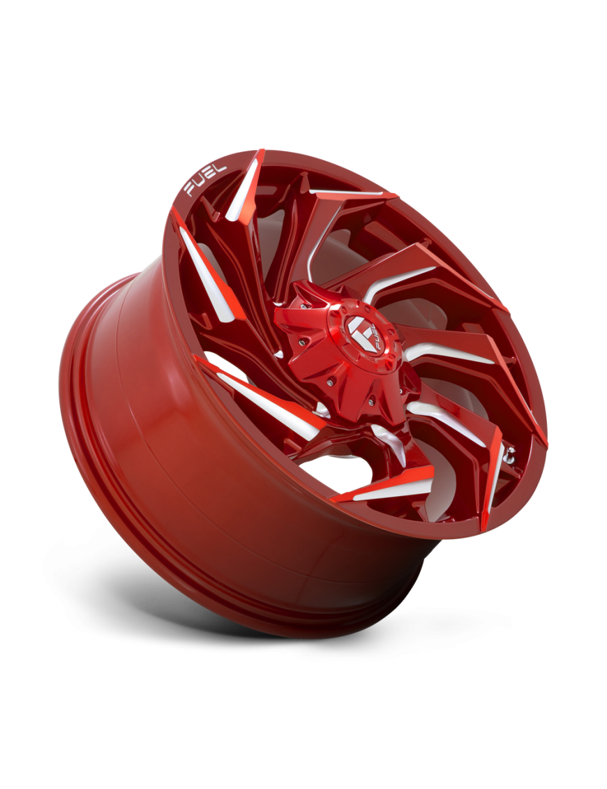 Felga aluminiowa D754 REACTION Candy Red Milled FUEL - ujęcie 2