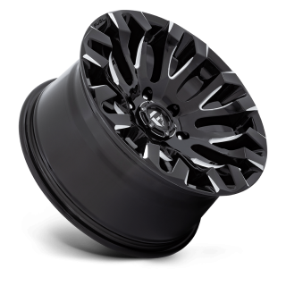 Felga aluminiowa D828 QUAKE Gloss Black Milled FUEL - ujęcie 2