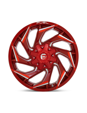 Felga aluminiowa D754 REACTION Candy Red Milled FUEL - ujęcie 3