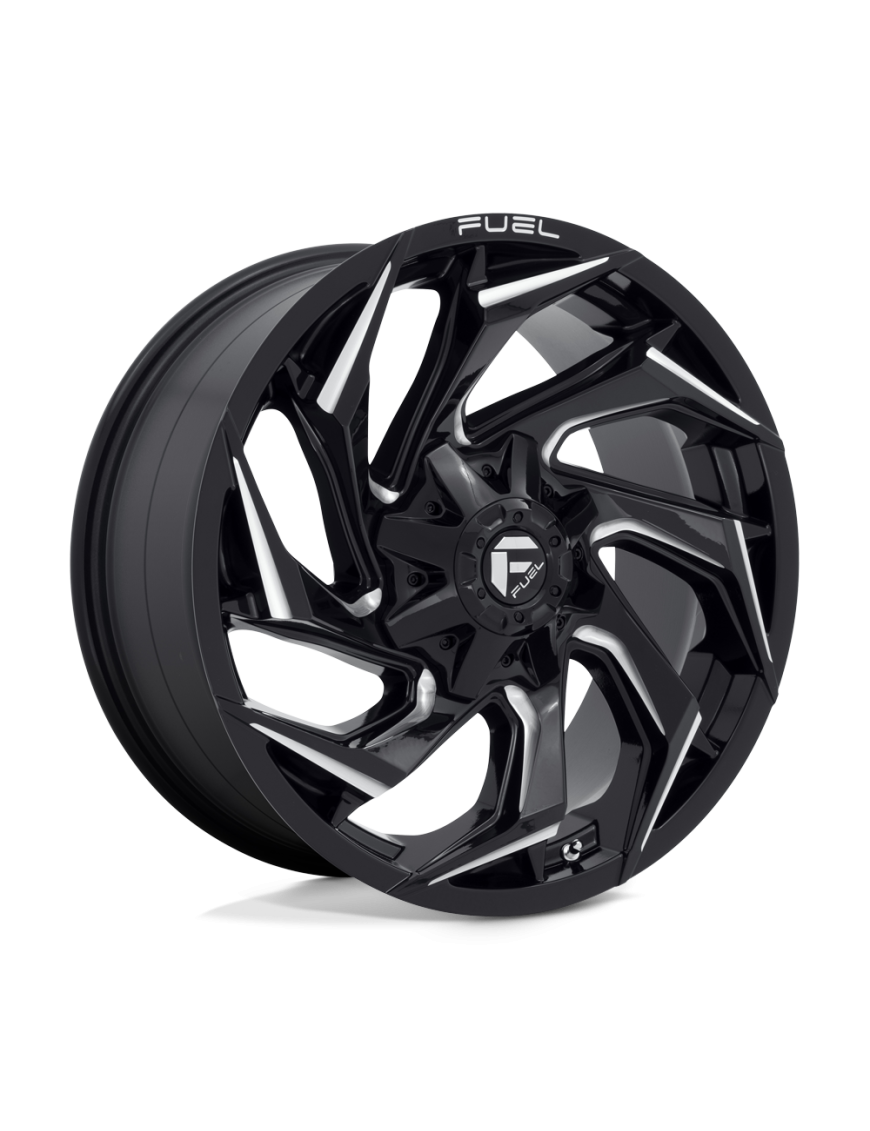 Felga aluminiowa D753 REACTION Gloss Black Milled FUEL