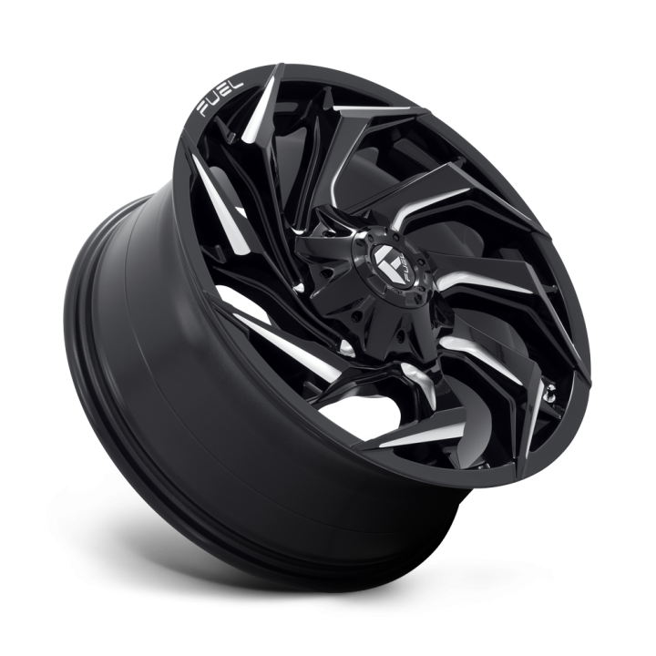Felga aluminiowa D753 REACTION Gloss Black Milled FUEL - ujęcie 2
