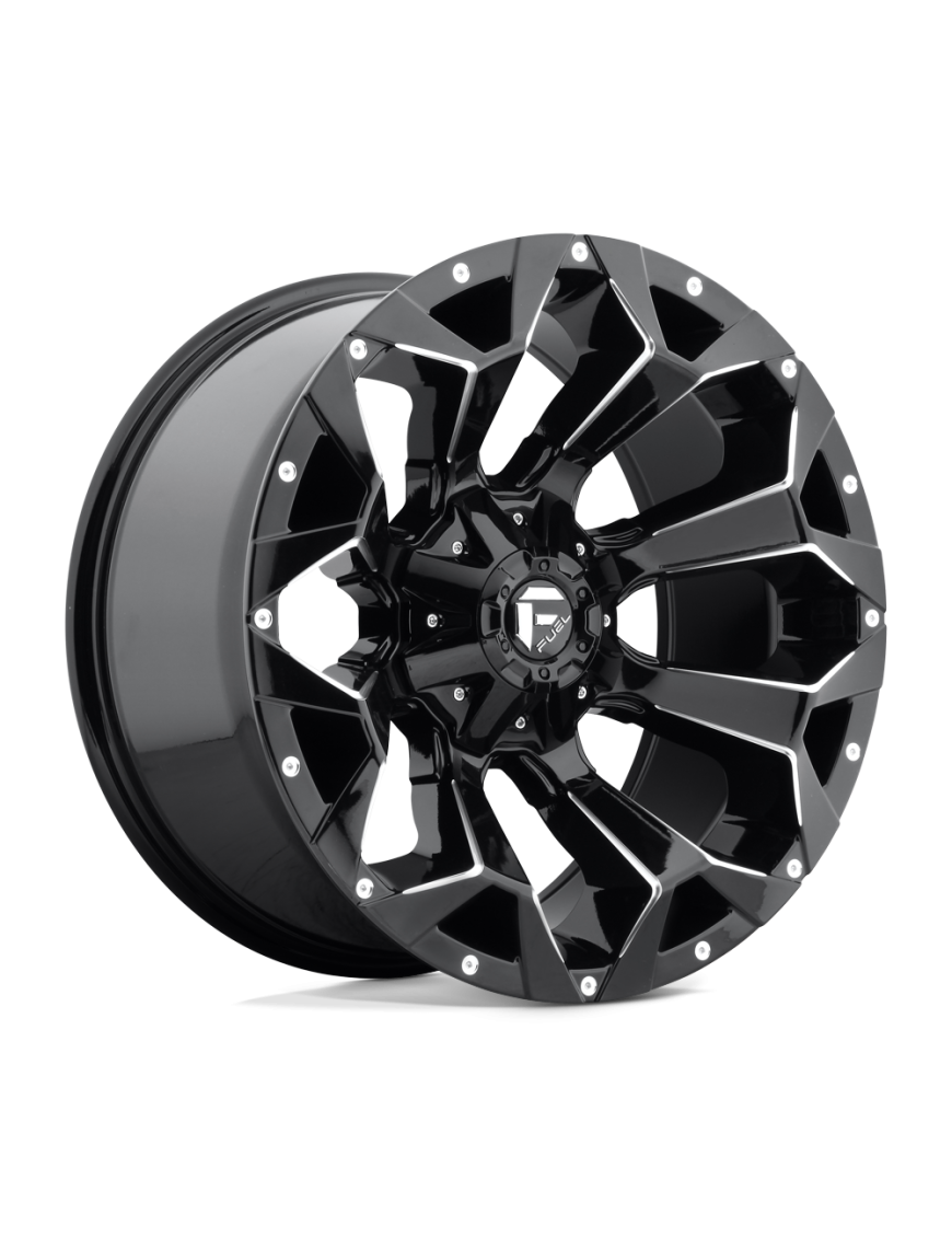 Felga aluminiowa D576 ASSAULT Gloss Black Milled FUEL