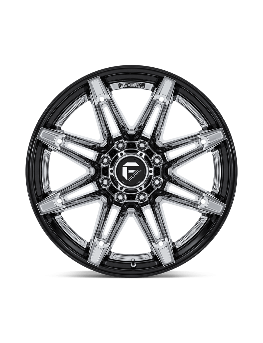 Felga aluminiowa FC401 BRAWL Chrome W/ Gloss Black Lip FUEL - ujęcie 3