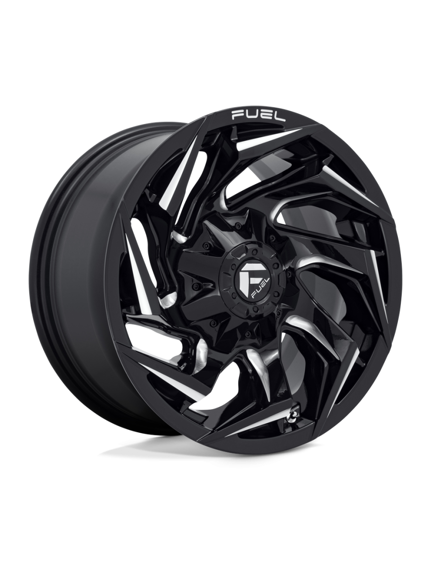 Felga aluminiowa D753 REACTION Gloss Black Milled FUEL