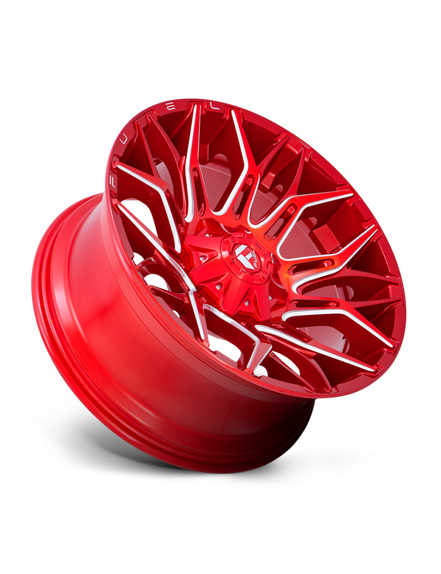 Felga aluminiowa D771 TWITCH Candy Red Milled FUEL - ujęcie 2