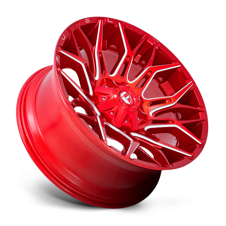 Felga aluminiowa D771 TWITCH Candy Red Milled FUEL - ujęcie 2