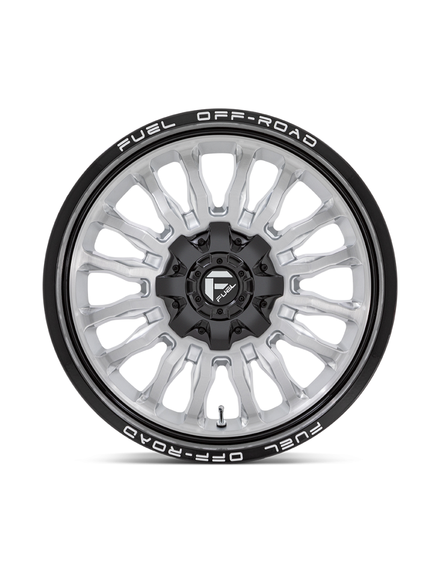 Felga aluminiowa D798 ARC Silver Brushed Face W/ Milled Black Lip FUEL - ujęcie 2