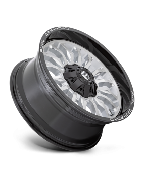 Felga aluminiowa D798 ARC Silver Brushed Face W/ Milled Black Lip FUEL - ujęcie 3