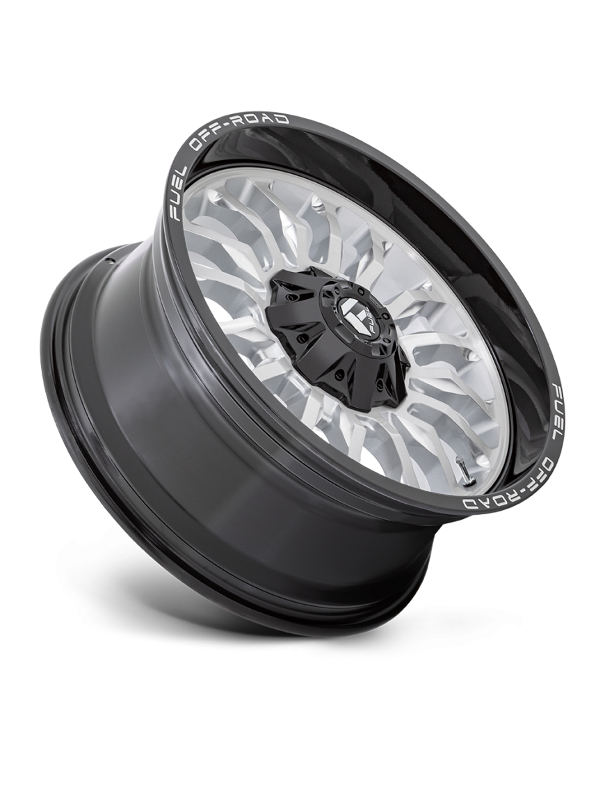 Felga aluminiowa D798 ARC Silver Brushed Face W/ Milled Black Lip FUEL - ujęcie 3