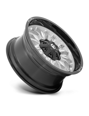 Felga aluminiowa D798 ARC Silver Brushed Face W/ Milled Black Lip FUEL - ujęcie 3