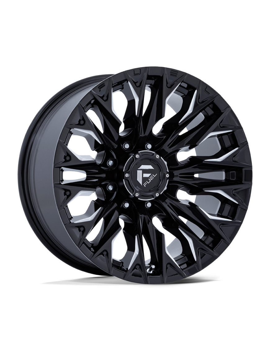 Felga aluminiowa D803 FLAME Gloss Black Milled FUEL