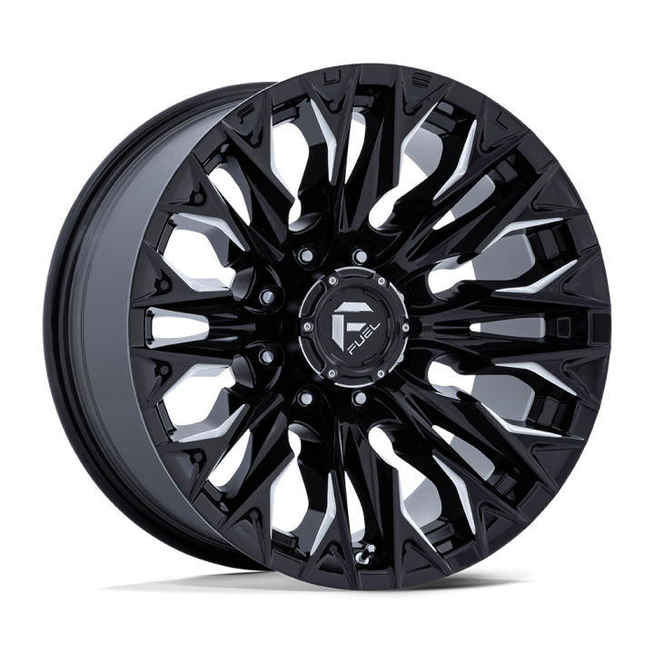 Felga aluminiowa D803 FLAME Gloss Black Milled FUEL