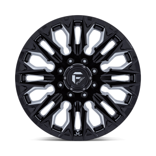 Felga aluminiowa D803 FLAME Gloss Black Milled FUEL - ujęcie 2