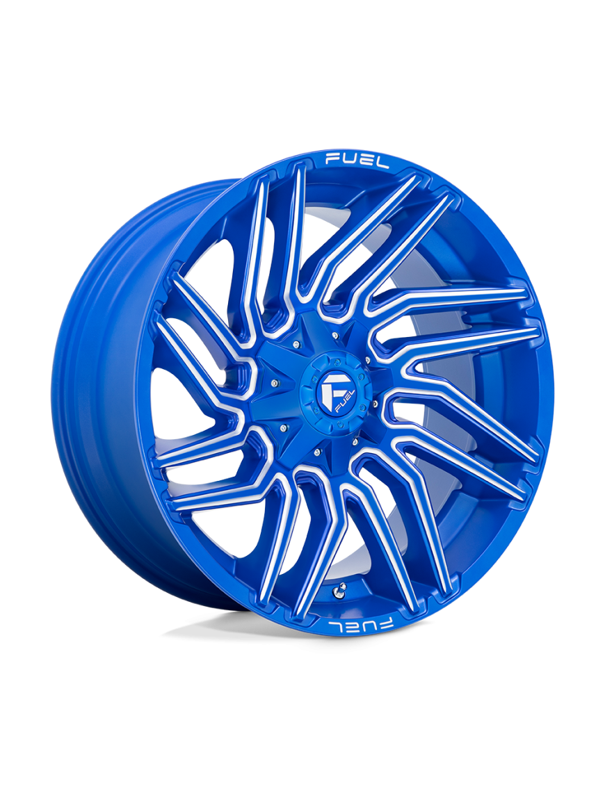Felga aluminiowa TYPHOON Anodized Blue Milled FUEL