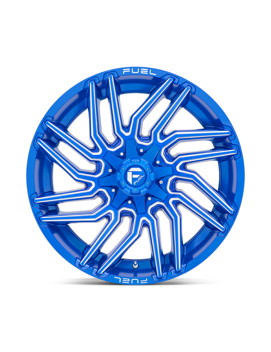 Felga aluminiowa TYPHOON Anodized Blue Milled FUEL - ujęcie 2