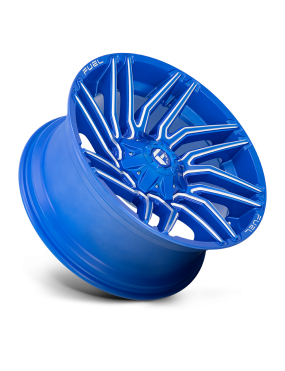 Felga aluminiowa TYPHOON Anodized Blue Milled FUEL - ujęcie 3
