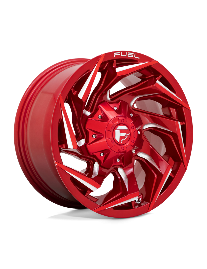 Felga aluminiowa D754 REACTION Candy Red Milled FUEL