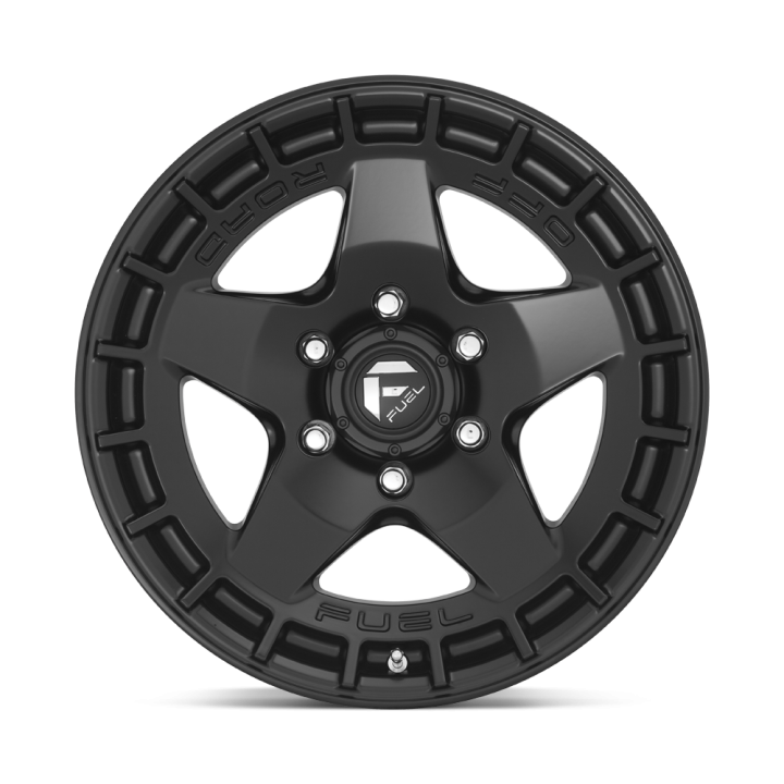 Felga aluminiowa D733 WARP Satin Black FUEL - ujęcie 2