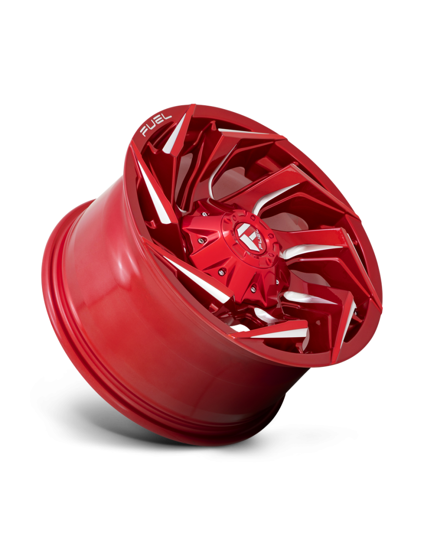 Felga aluminiowa D754 REACTION Candy Red Milled FUEL - ujęcie 3