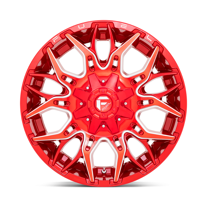 Felga aluminiowa TWITCH Candy Red Milled FUEL - ujęcie 3