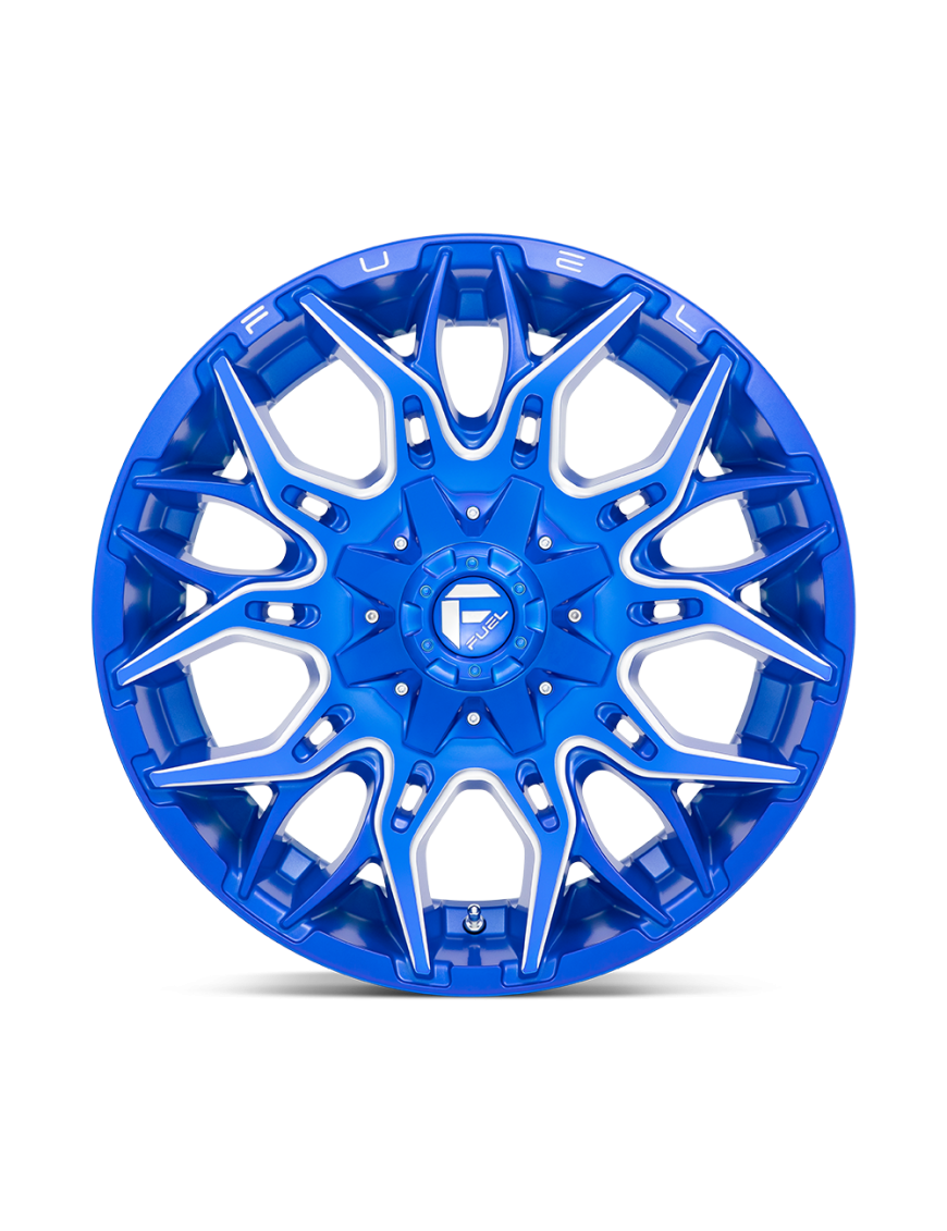 Felga aluminiowa D770 TWITCH Anodized Blue Milled FUEL - ujęcie 2
