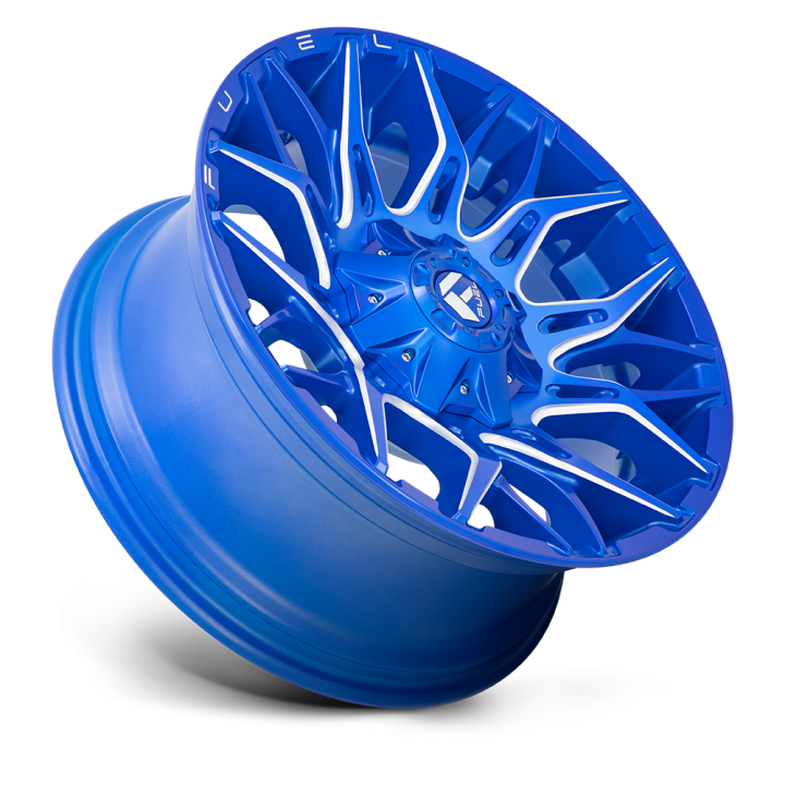 Felga aluminiowa D770 TWITCH Anodized Blue Milled FUEL - ujęcie 3