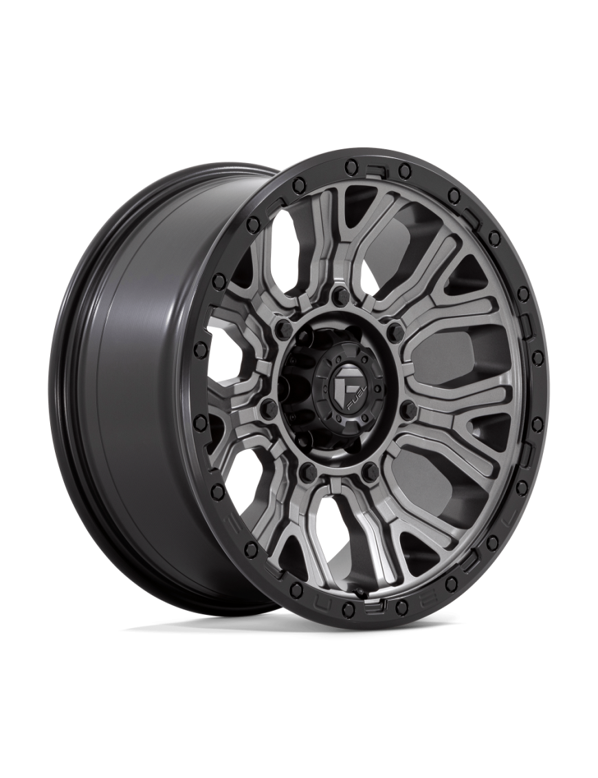Felga aluminiowa D825 TRACTION Matte Gunmetal W/ Black Ring FUEL