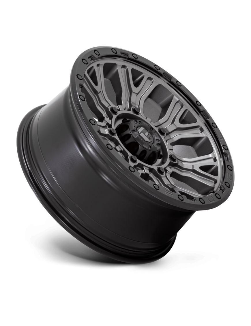 Felga aluminiowa D825 TRACTION Matte Gunmetal W/ Black Ring FUEL - ujęcie 2