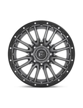 Felga aluminiowa D680 REBEL Matte Gun Metal Black Bead Ring FUEL - ujęcie 3