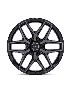 Felga aluminiowa FLUX Gloss Black Brush Fc Gray Ddt FUEL - ujęcie 3