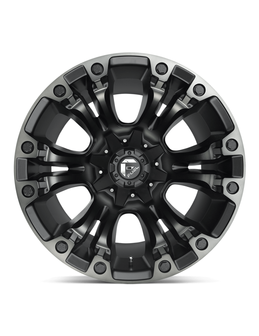 Felga aluminiowa D851 VAPOR Matte Black Gray Tint FUEL - ujęcie 3