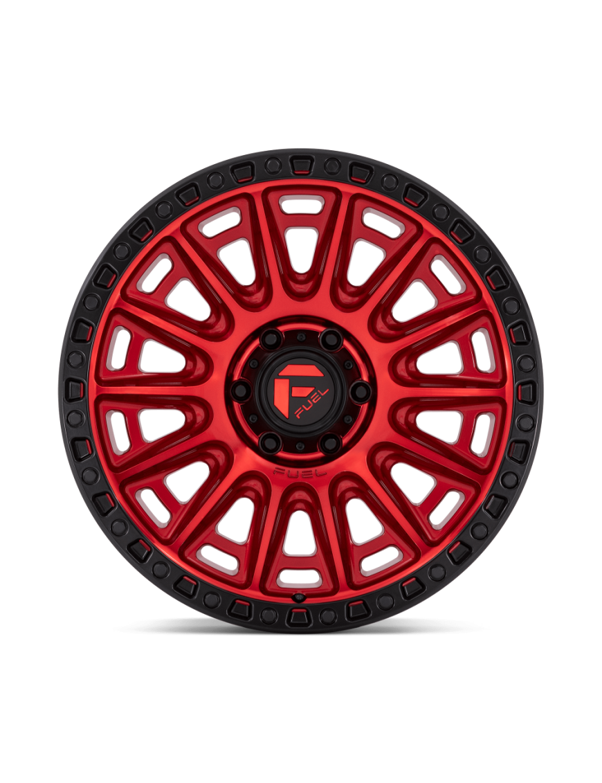 Felga aluminiowa D834 CYCLE Candy Red W/ Black Ring FUEL - ujęcie 3
