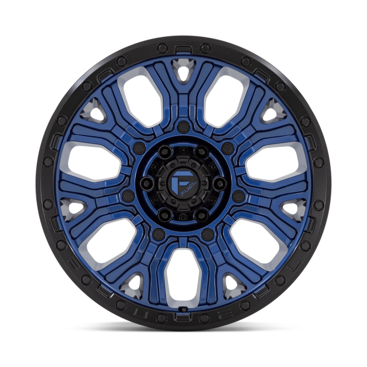 Felga aluminiowa D827 TRACTION Dark Blue W/ Black Ring FUEL - ujęcie 2