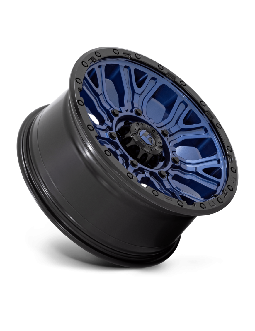 Felga aluminiowa D827 TRACTION Dark Blue W/ Black Ring FUEL - ujęcie 3
