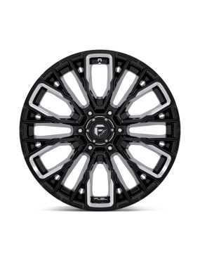 Felga aluminiowa D849 REBAR Gloss Black Milled FUEL - ujęcie 3