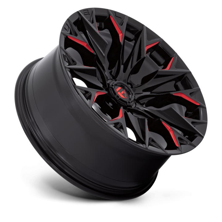 Felga aluminiowa D823 FLAME Gloss Black Milled W/ Candy Red FUEL - ujęcie 2