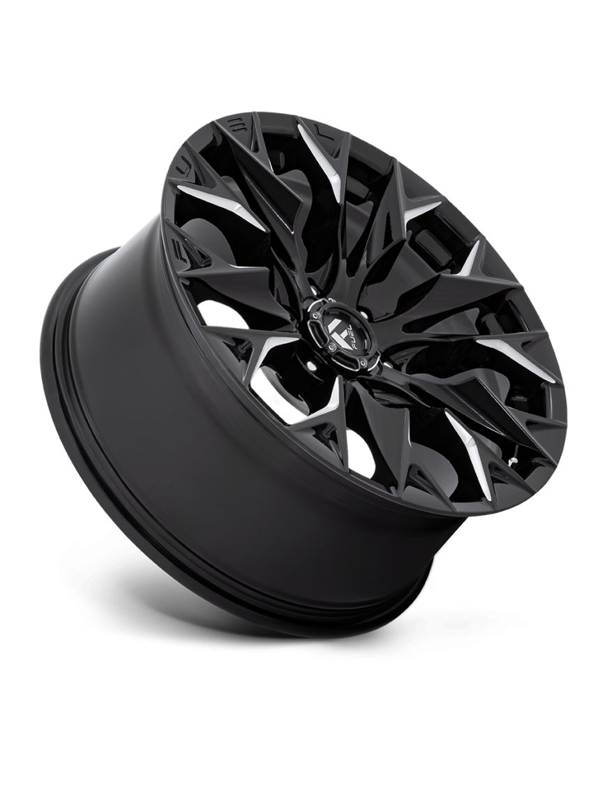 Felga aluminiowa D803 FLAME Gloss Black Milled FUEL - ujęcie 3