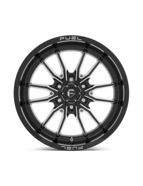 Felga aluminiowa D761 CLASH Gloss Black Milled FUEL - ujęcie 3