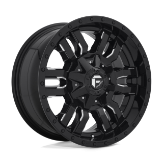 Felga aluminiowa D595 SLEDGE Gloss Black Milled FUEL