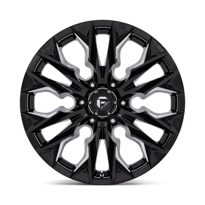 Felga aluminiowa D803 FLAME Gloss Black Milled FUEL - ujęcie 3