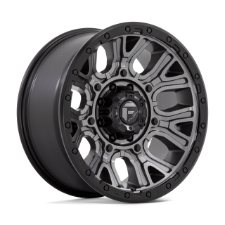 Felga aluminiowa D825 TRACTION Matte Gunmetal W/ Black Ring FUEL