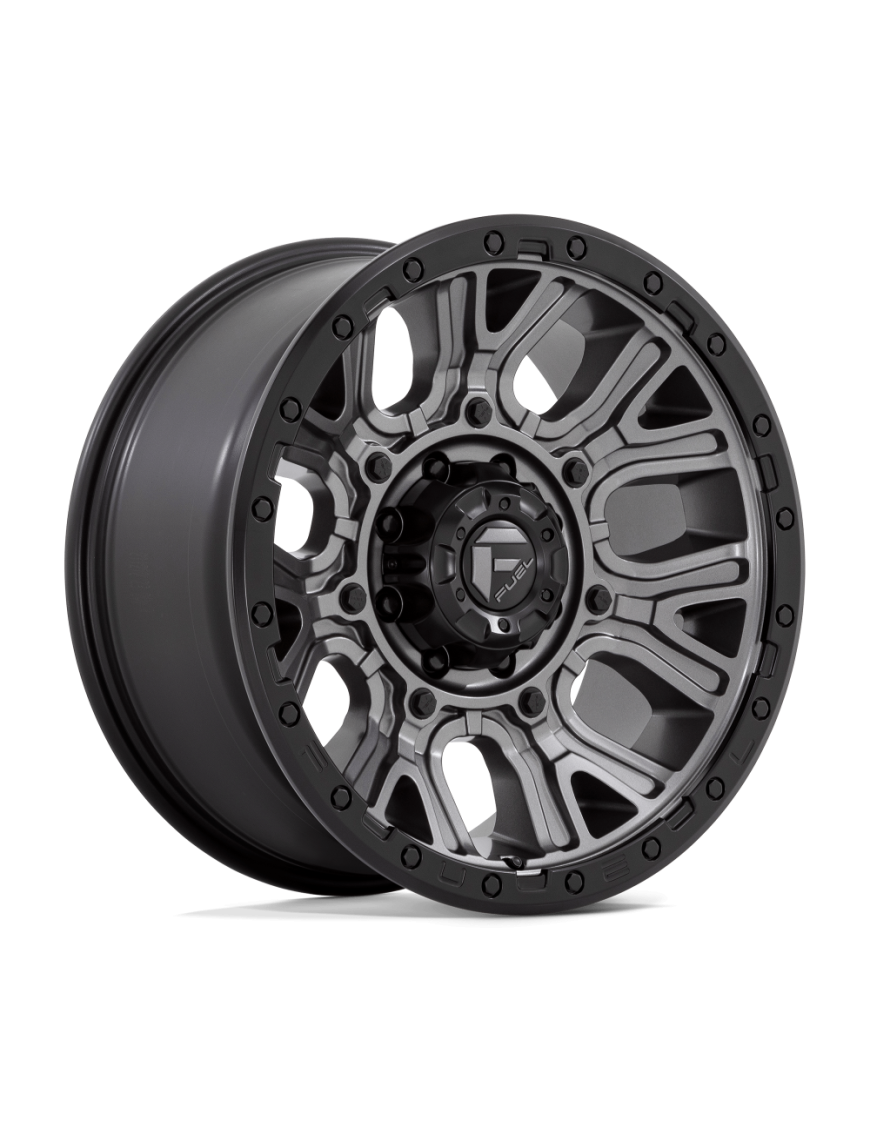 Felga aluminiowa D825 TRACTION Matte Gunmetal W/ Black Ring FUEL