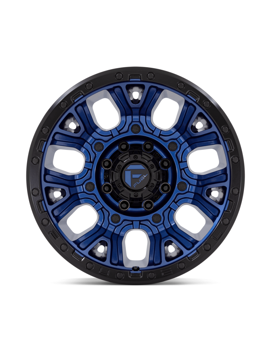 Felga aluminiowa D827 TRACTION Dark Blue W/ Black Ring FUEL - ujęcie 2