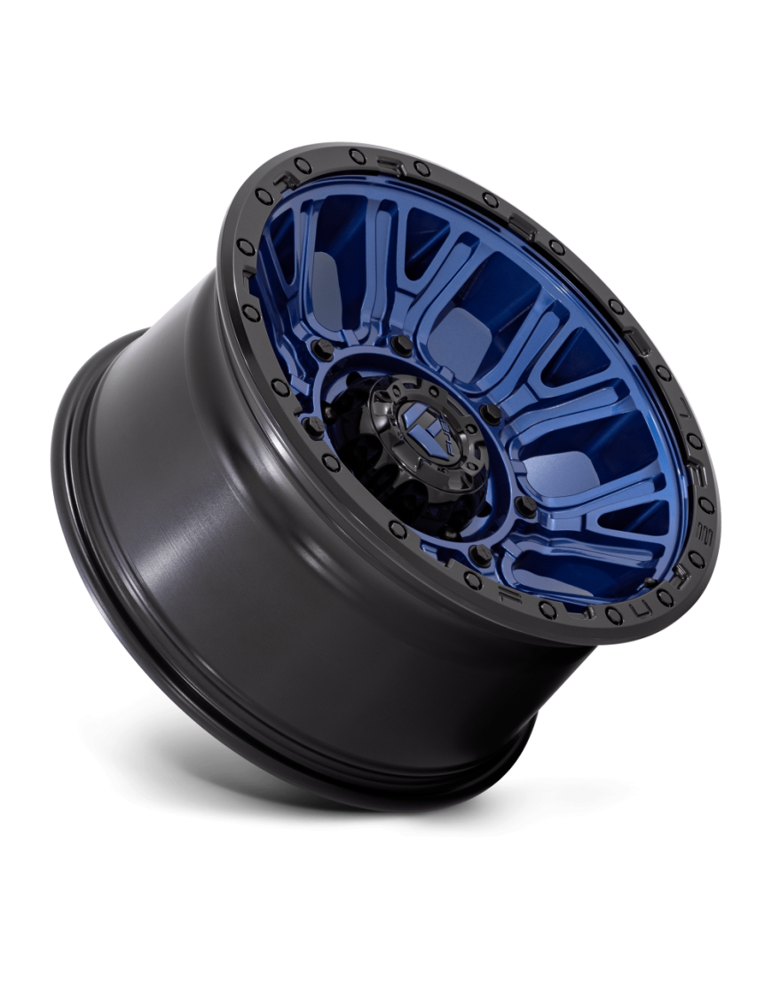 Felga aluminiowa D827 TRACTION Dark Blue W/ Black Ring FUEL - ujęcie 3