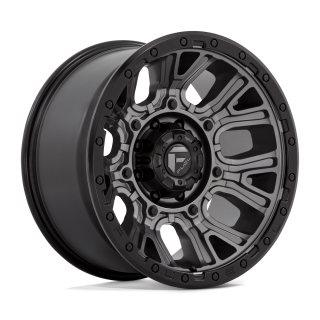 Felga aluminiowa D825 TRACTION Matte Gunmetal W/ Black Ring FUEL