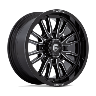 Felga aluminiowa D761 CLASH Gloss Black Milled FUEL