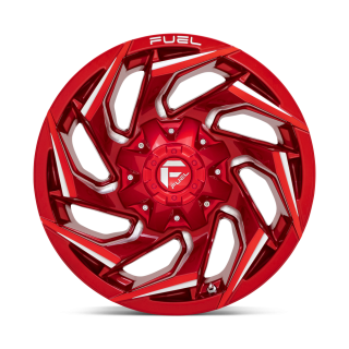 Felga aluminiowa D754 REACTION Candy Red Milled FUEL - ujęcie 2