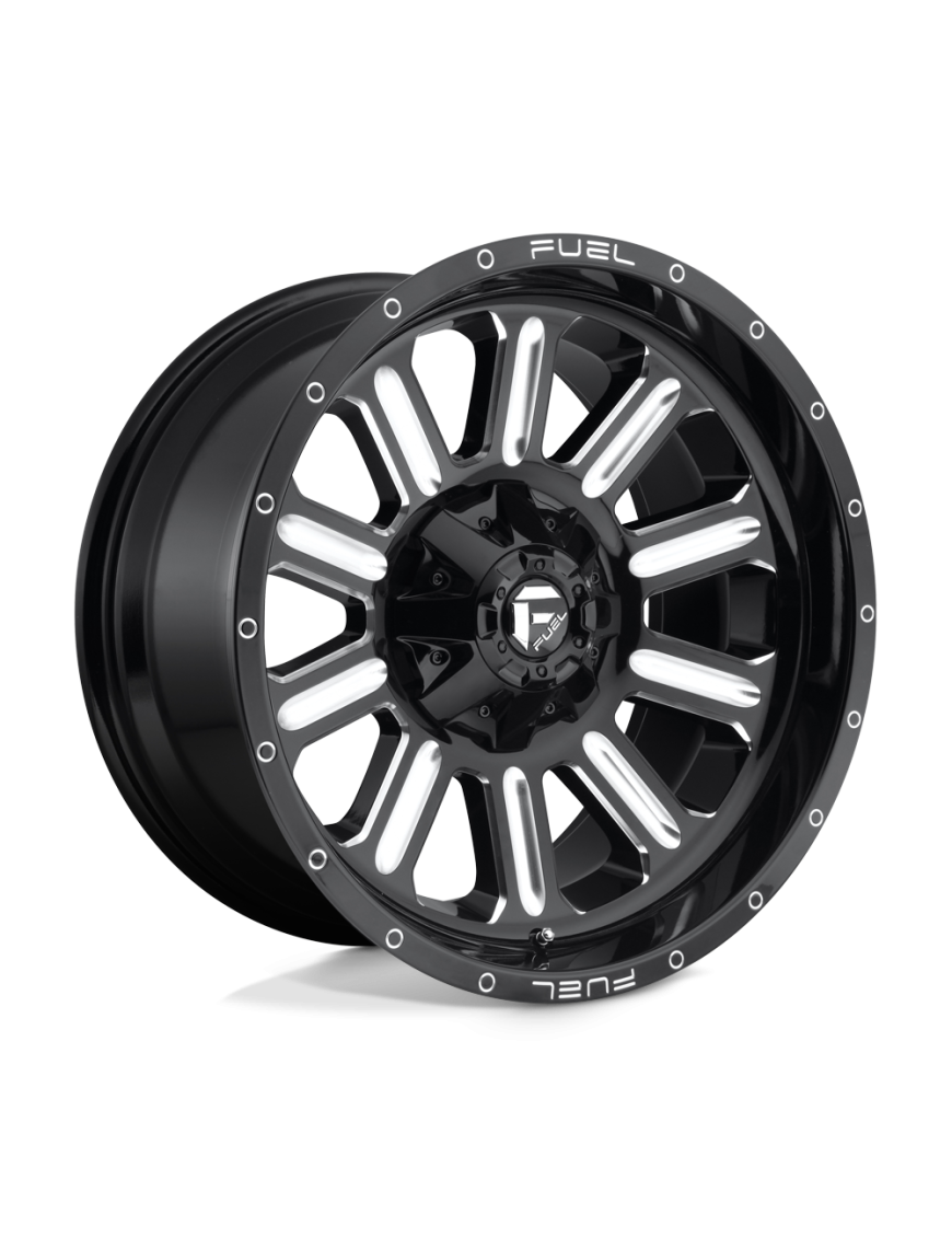 Felga aluminiowa D620 HARDLINE Gloss Black Milled FUEL