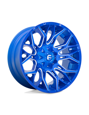 Felga aluminiowa D770 TWITCH Anodized Blue Milled FUEL