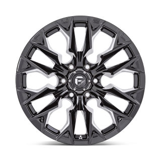 Felga aluminiowa D803 FLAME Gloss Black Milled FUEL - ujęcie 2